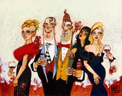Same Hell Different Devils by Todd White - Limited Edition Canvas on Board sized 34x27 inches. Available from Whitewall Galleries