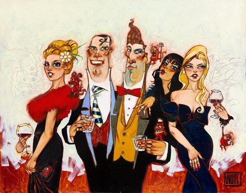 Same Hell Different Devils by Todd White - Limited Edition Canvas on Board